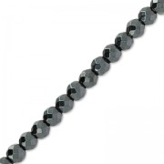 Beads Hematite Faceted 3 mm x25