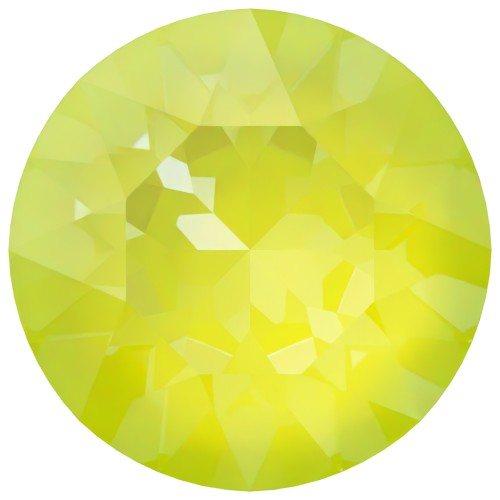 6mm Swarovski 1088 Cabochon - Crystal Electric Yellow Ignite x1