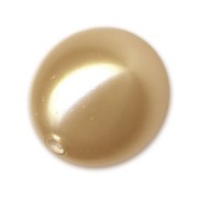 Swarovski Half-drilled Pearl 5818 8mm Vintage Gold Pearl x1