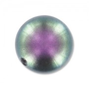 Swarovski Half-drilled Pearl 5818 8mm Crystal Iridescent Purple Pearl
