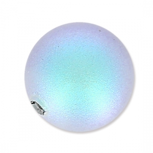 Swarovski Half-drilled Pearl 5818 8mm Iridescent Light Blue Pearl