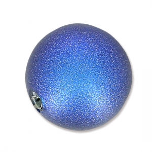 Semi-perforated pearl Swarovski 5818 8 mm Iridescent Dark Blue Pearl