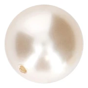 Semi-perforated pearl Swarovski 5818 8 mm Crystal Creamrose Pearl