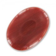 Oval cabochon 25x18mm Red Jasper|raw }}
