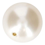 Nacrée Swarovski semi-perforated 5818 10 mm Crystal Creamrose Light Pearl