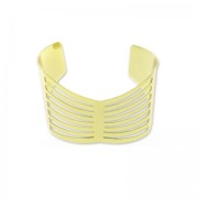 bangle manchette hollow Knots40 mm gold tone x1