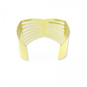bangle manchette hollow Knots40 mm gold tone x1