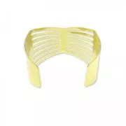 bangle manchette hollow Knots40 mm gold tone x1