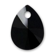 Swarovski Mini Pear 6128 10mm Jet x1