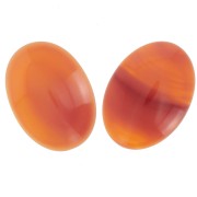 Oval cabochon 25x18mm Red Agate