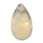 Swarovski Tear drop 6106 16mm Crystal Golden Shadow x1