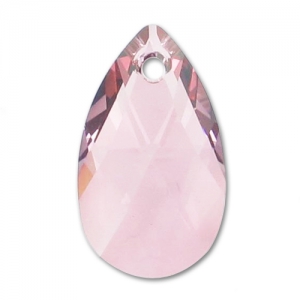 Teardrop Swarovski 6106 22 mm Crystal Antique Pink x1