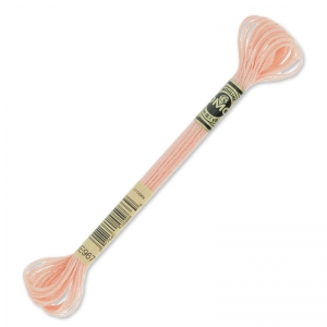 Embroidery thread DMC Mouliné Effet Lumière Light Peach (967) x8m