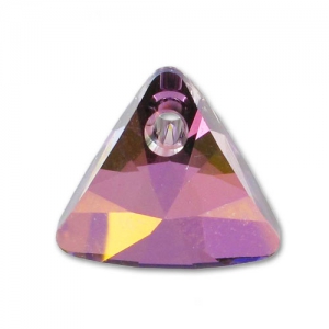 Pendant Triangle Swarovski 6628 12 mm Crystal Lilac Shadow x1