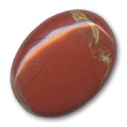 Oval cabochon 40x30mm Jasper Poppy
