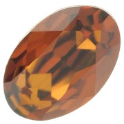 6x4mm Swarovski 4120 Oval Fancy Stone - Light Amber x1|raw }}