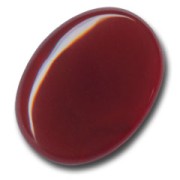 Oval cabochon 40x30mm Red Agate|raw }}