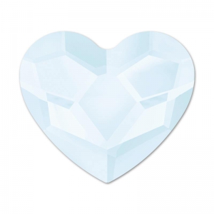 Rhinestones Hotfix Heart Swarovski 2808 6mm  Crystal Powofr Blue x1
