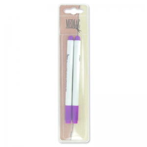 Lot 2 erasable marker pens with air for light fabrics - Violet