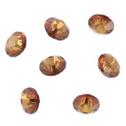 1.8mm Swarovski 1028 Round Stone - Light Amber x50