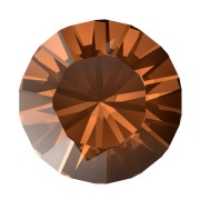 1.8mm Swarovski 1028 Round Stone - Smoked Amber x50