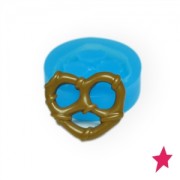 Mini silicon mold 19x24 mm Bretzel|raw }}