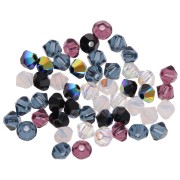 Mix of Swarovski Crystal Bicones 5328 3mm Trendy x50