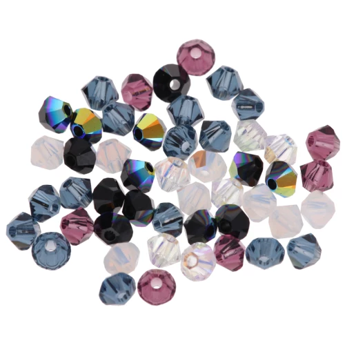 Mix of Swarovski crystal spinning tops 5328 3 mm Tendance x50