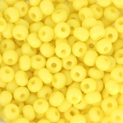 Preciosa Seed Beads 6/0 4 mm - Terra Intensive - Yellow Matte x 20 g
