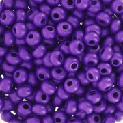 Preciosa Seed Beads 6/0 4 mm - Terra Intensive - Matte Purple x 20 g