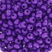 Preciosa Seed Beads 6/0 4 mm - Terra Intensive - Matte Purple x 20 g