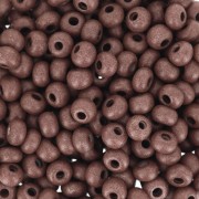 Preciosa Seed Beads 6/0 4 mm - Terra Intensive - Dark Brown Matte x 20 g