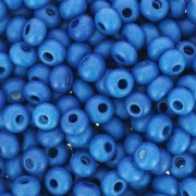 Preciosa Seed Beads 6/0 4 mm - Terra Intensive - Blue Matte x20g