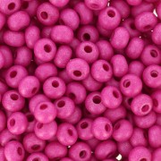 Preciosa Seed Beads 6/0 4 mm - Terra Intensive - Fuchsia Matte x20g