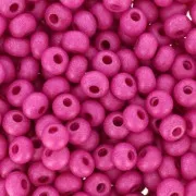 Preciosa Seed Beads 6/0 4 mm - Terra Intensive - Fuchsia Matte x20g