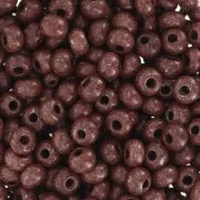 Preciosa Seed beads 6/0 4 mm - Terra Intensive - Dark Brown x20g