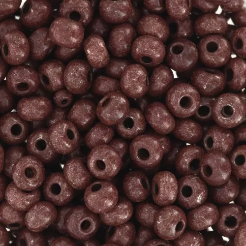 Preciosa Seed Beads 6/0 4 mm - Terra Intensive - Dark Brown x20g