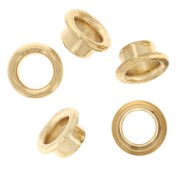 Caps 8 mm for polymer clay beads - Gold x50