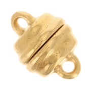 Magnetic clasp 13x8.5 mm - Fine gold plated x1
