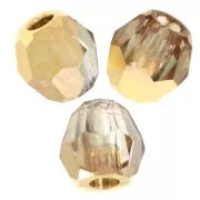 Round beads PureCrystal 5000 3 mm - Crystal Aurum x20