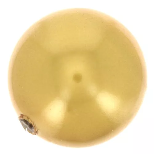 8mm Semi-Pearl PureCrystal 5818 - Crystal Royal Gold Pearl x1