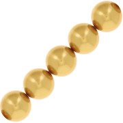 8mm PureCrystal Pearl 5810 - Crystal Royal Gold Pearl x5