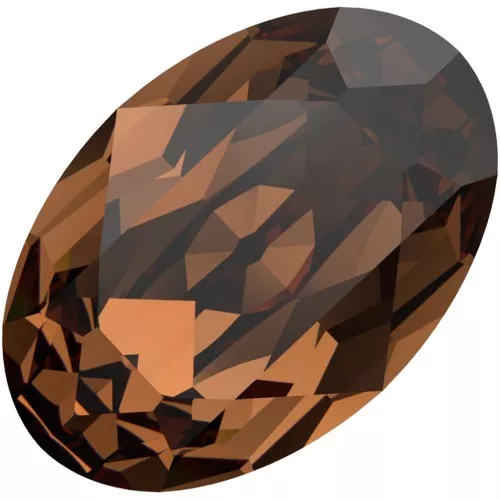 Cabochon PureCrystal 4120 6x4 mm - Reinvented Smoked Topaz x1