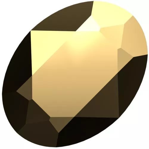 Cabochon PureCrystal 4120 8x6 mm - Crystal Aurum x1