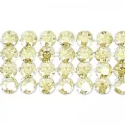 PureCrystal Crystal Mesh 40001 4 rows 11mm Crystal Golden Shadow x5cm