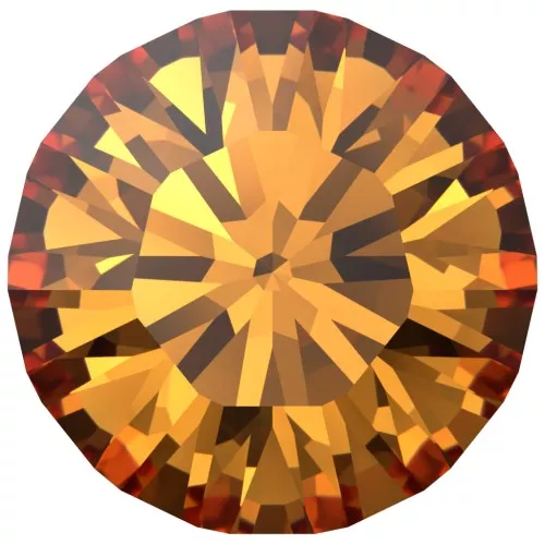 1.8mm Cabochon PureCrystal 1028 - Dark Orange x50