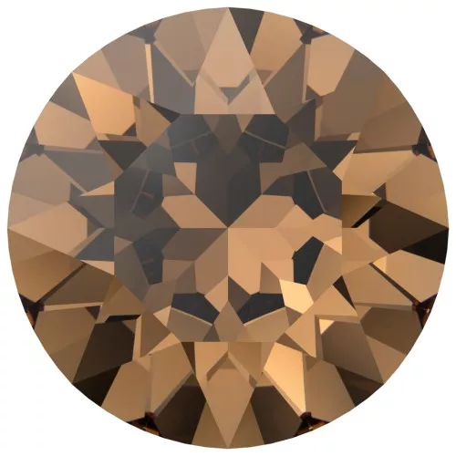 Cabochon PureCrystal 1088 8 mm - Reinvented Light Smoked Topaz x1