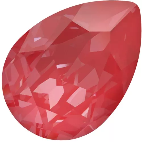Cabochon PureCrystal 4320 14x10 mm - Crystal Poppy Red Ignite x1