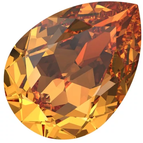 Cabochon PureCrystal 4320 18x13 mm - Dark Orange x1