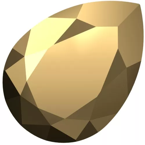 Cabochon PureCrystal 4320 18x13 mm - Crystal Aurum x1